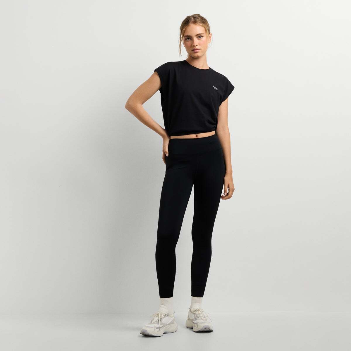 T-shirt manches courtes logoté noir, PEPE JEANS