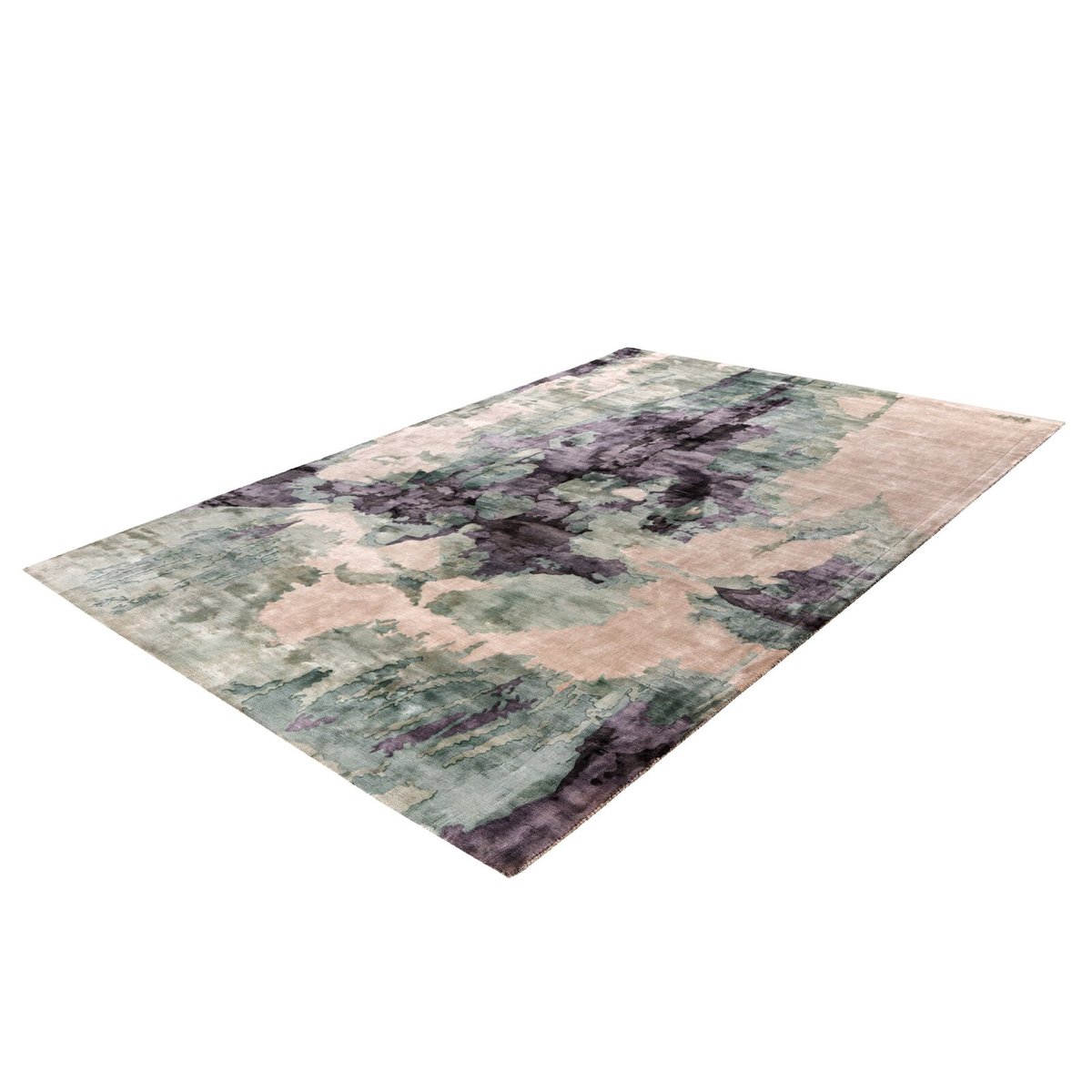 Tapis rectangulaire en viscose, SINAI multicolore, RECOLLECTION