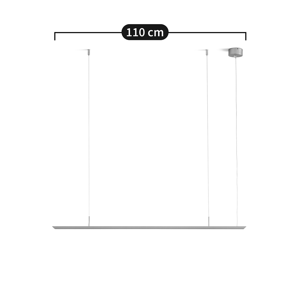 LED-Hängeleuchte Filifi, minimalistisches Design nickel satiniert, AM.PM