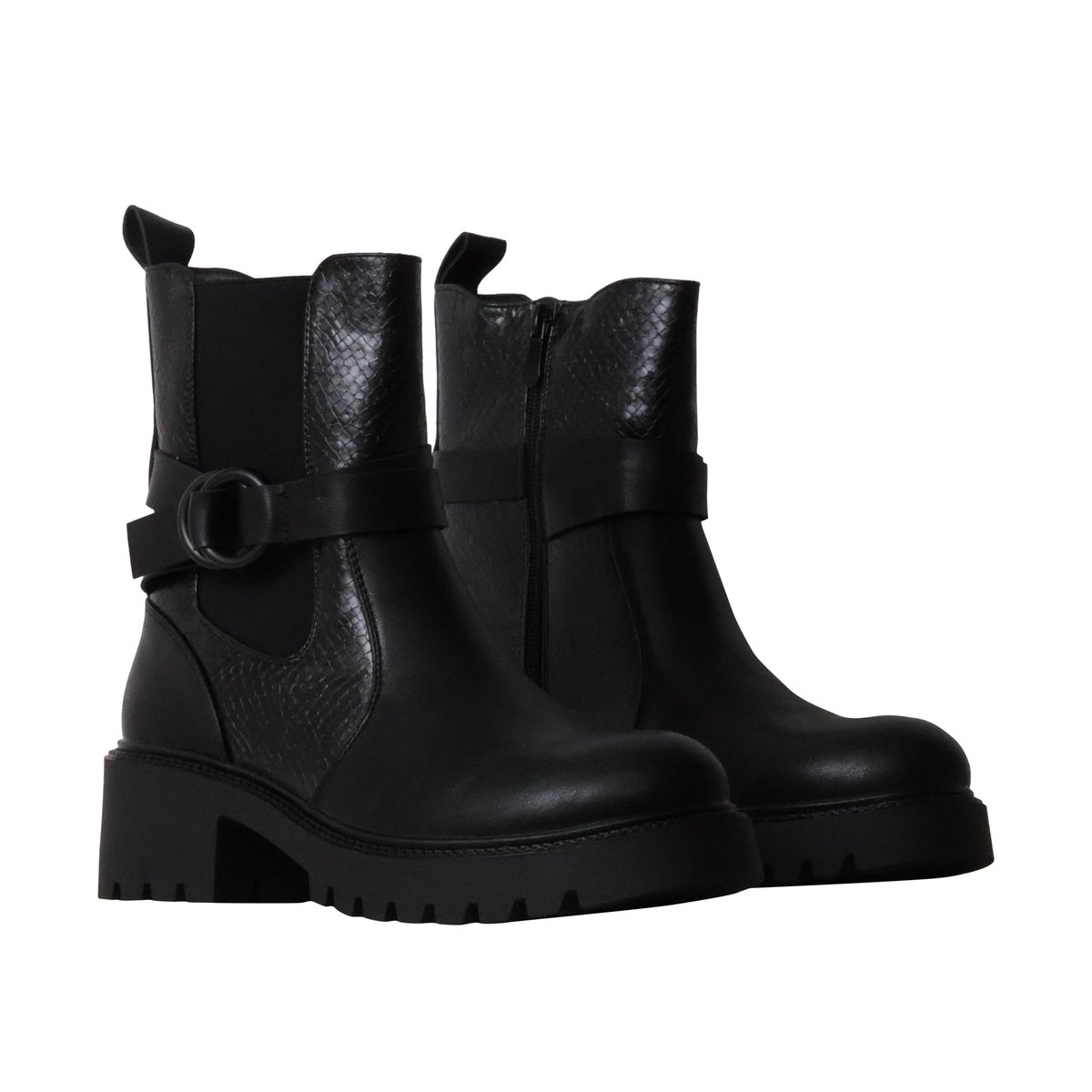 Bottines à Zip Bestelle noir, ENZA NUCCI
