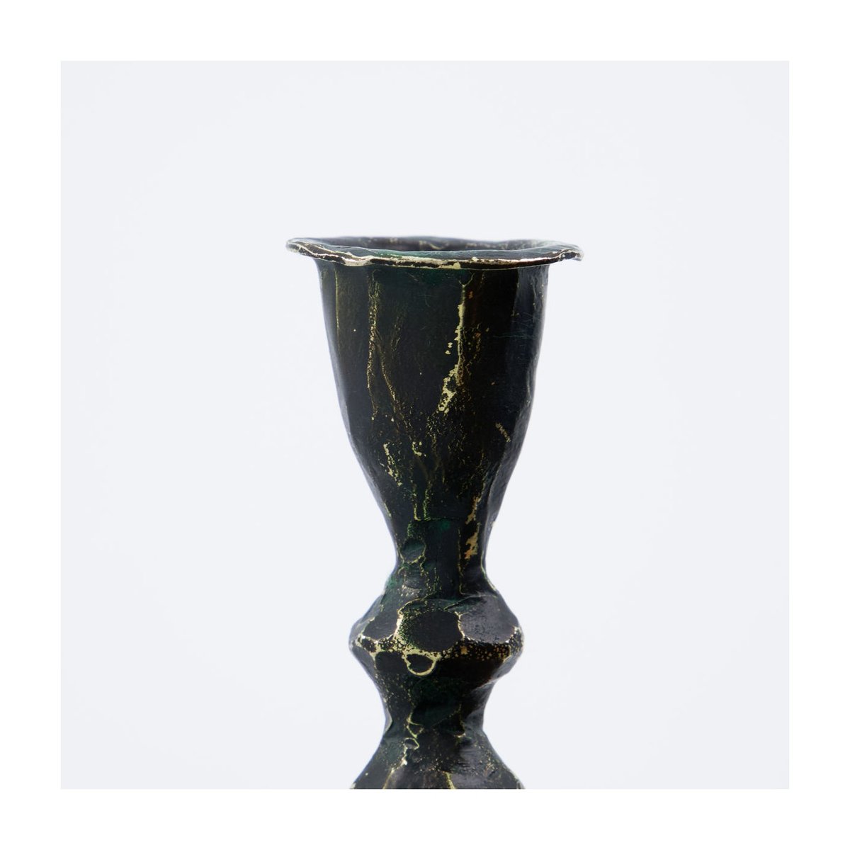 Bougeoir Mero h 12 cm noir, HOUSE DOCTOR
