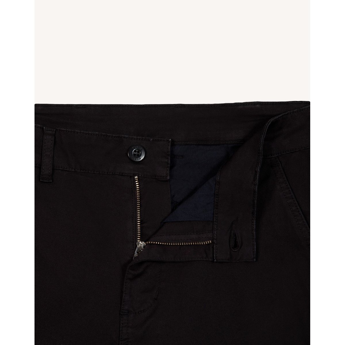 Pantalon coton BRIX REGULAR noir, FAGUO