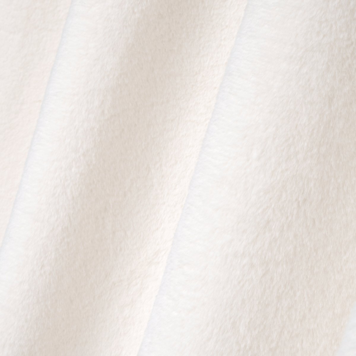 Rideau cocooning en imitation fourrure - QABANE blanc, LOVELY CASA