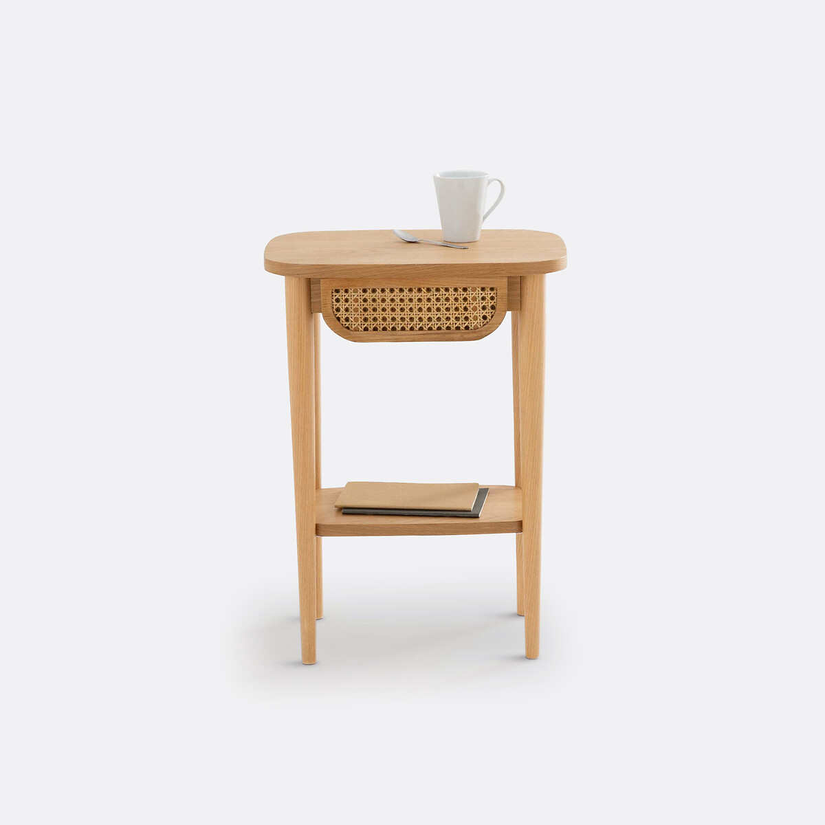 Mesa de cabeceira em palhinha, Buisseau carvalho, LA REDOUTE INTERIEURS