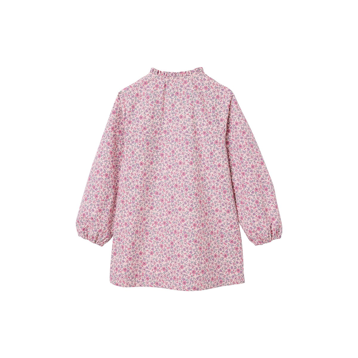 Tablier pressionné rose dragée, VERTBAUDET