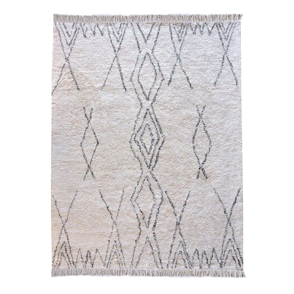 Tapis Crimble ivoire/charbon, THE RUG REPUBLIC