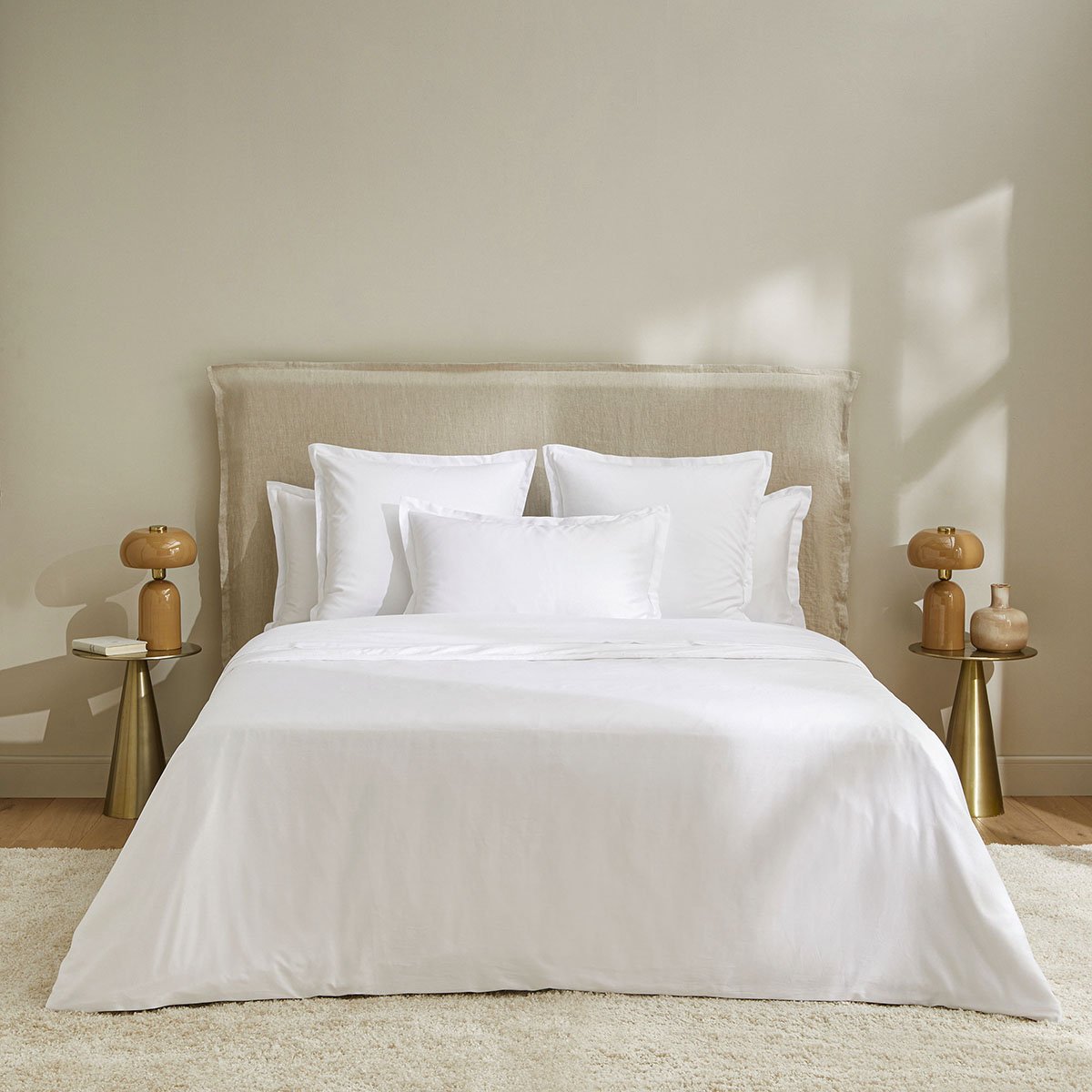 Drap Housse ECLAT colombe, ANNE DE SOLENE