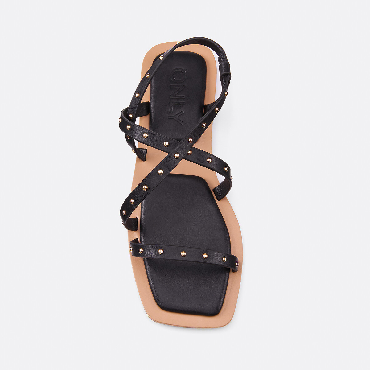 Mikko Flat Sandals black, ONLY SHOES