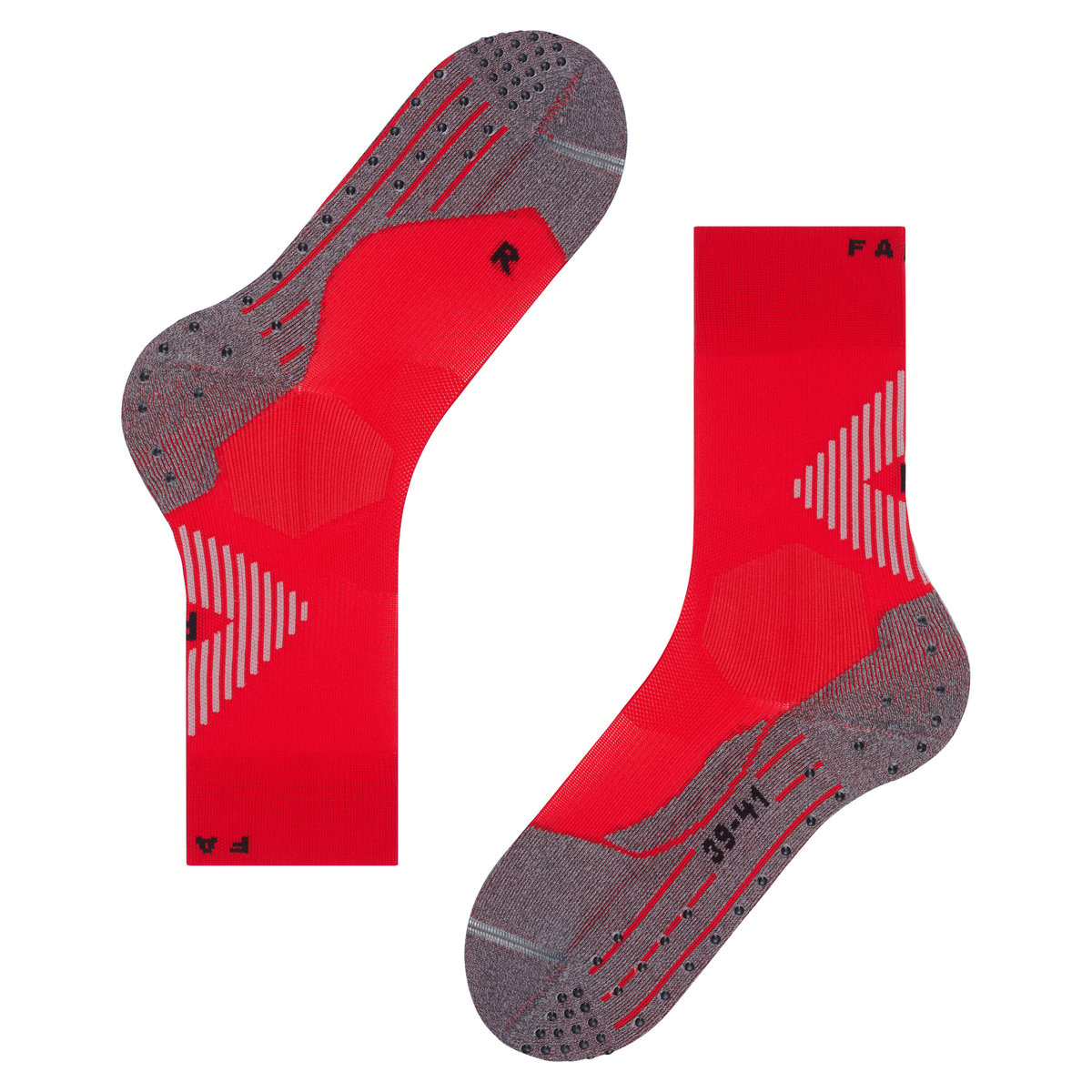 Chaussettes 4GRIP Stabilizing rouge, FALKE