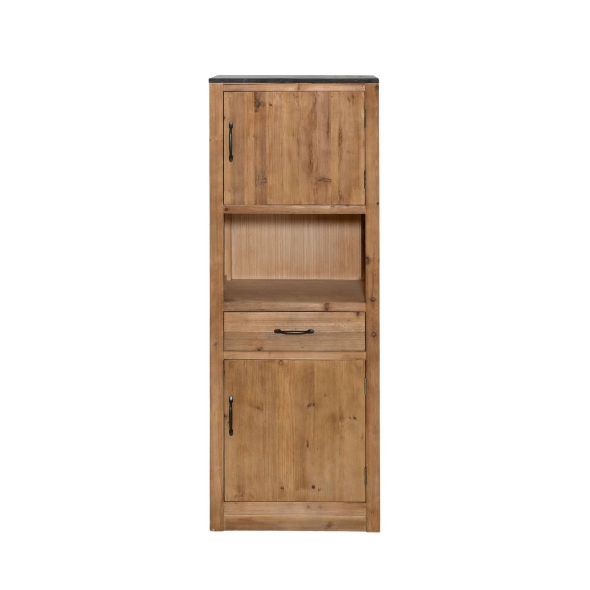Colonne de cuisine bois recyclé CHAMPETRE bois clair, MADE IN MEUBLES 