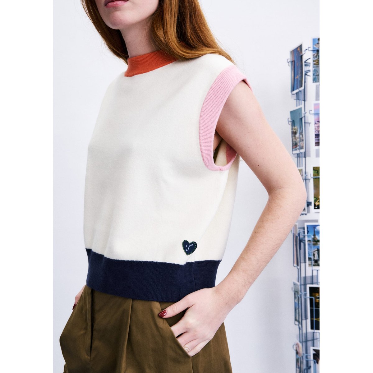 Pull Mickle MICKLE beige crème, FRNCH
