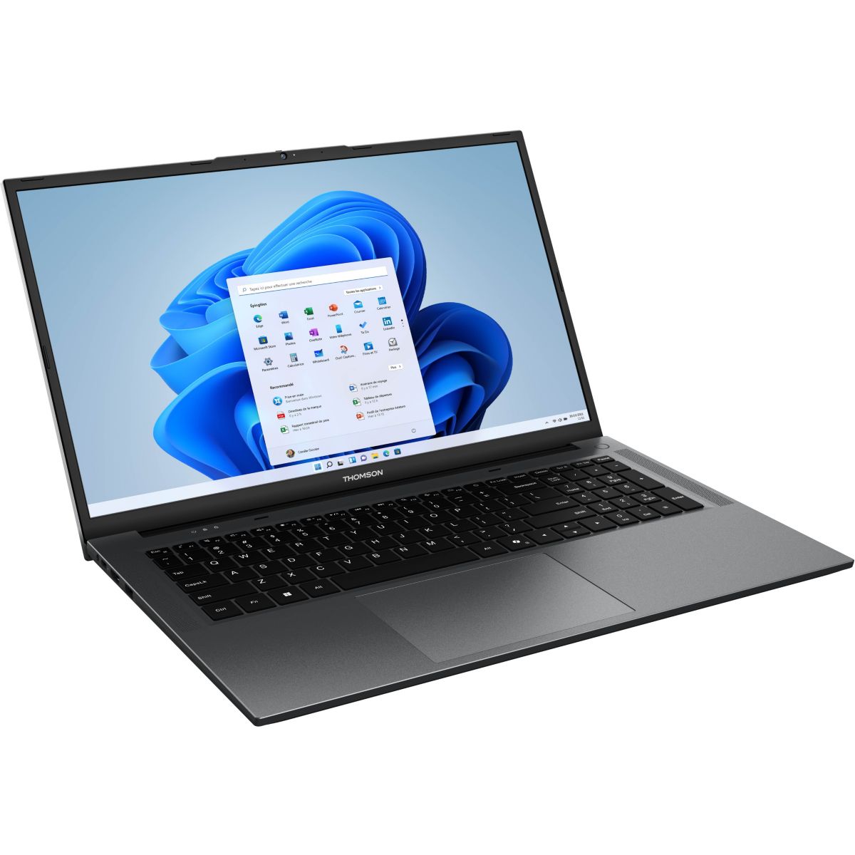 Ordinateur portable N17R5-16TU512 17" AMD Ryzen 5 7530U 16 Go RAM DDR4 SSD 512 Go couleur unique, THOMSON