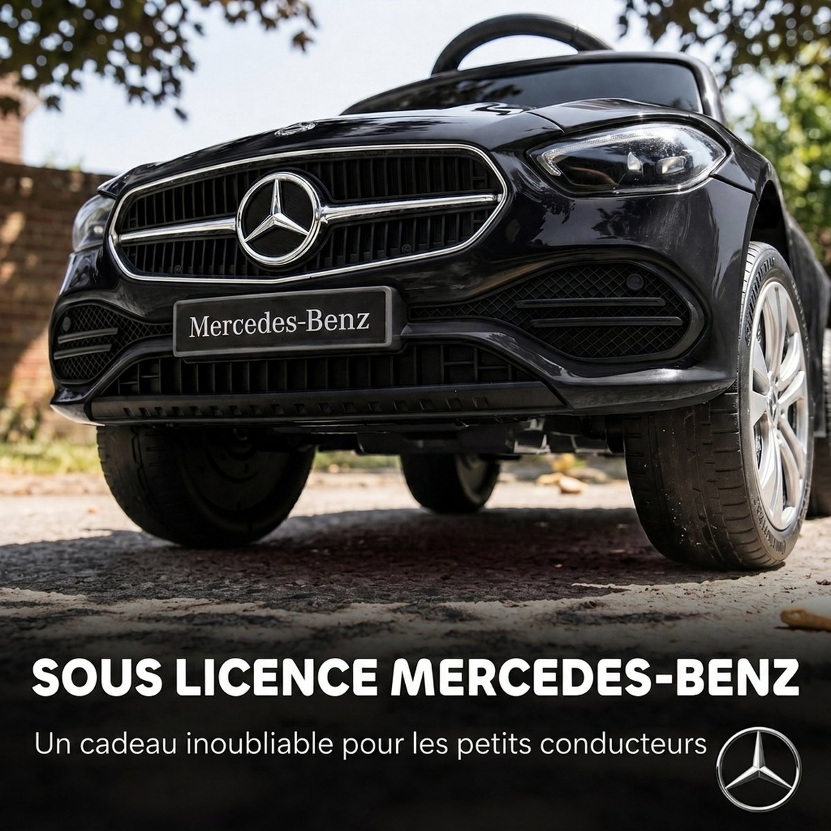 Voiture à glisse à chevaucher PP Noir noir, AIYAPLAY