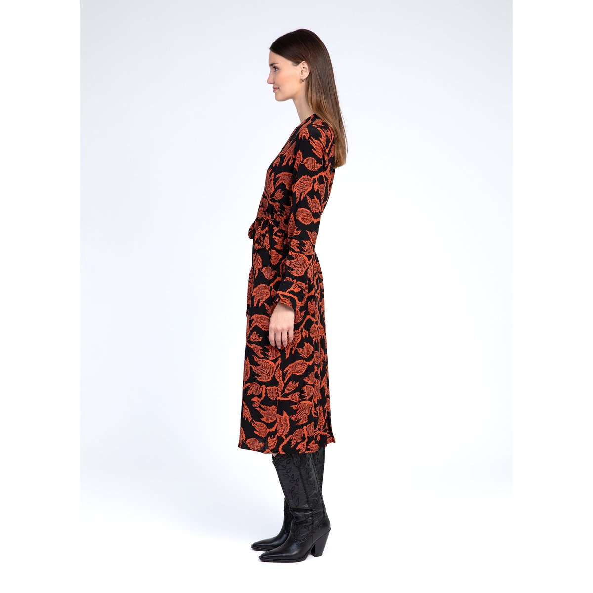 Robe Longue MALILA nabilo caramel, AN'GE