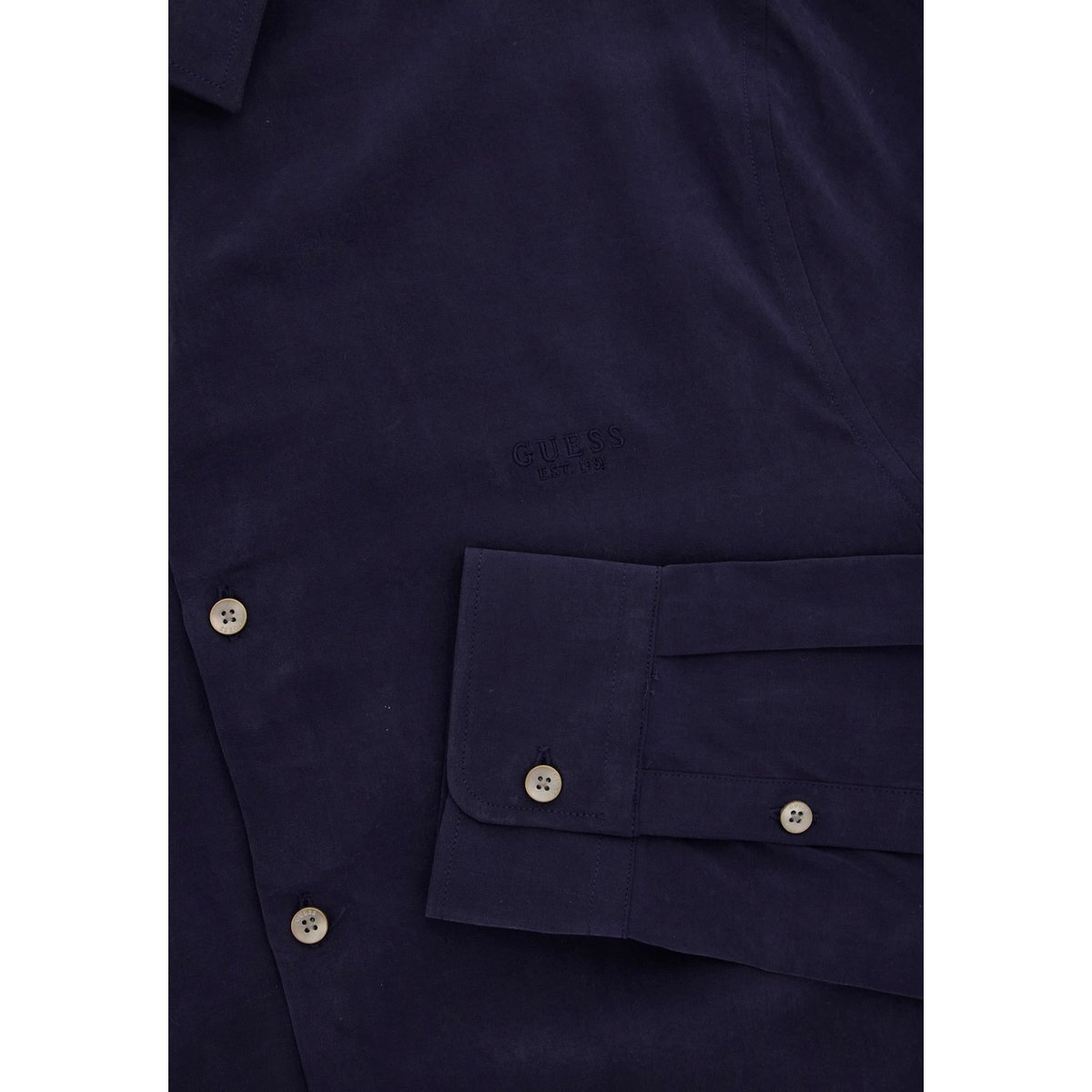 Chemise Classique Coupe Slim bleu, GUESS