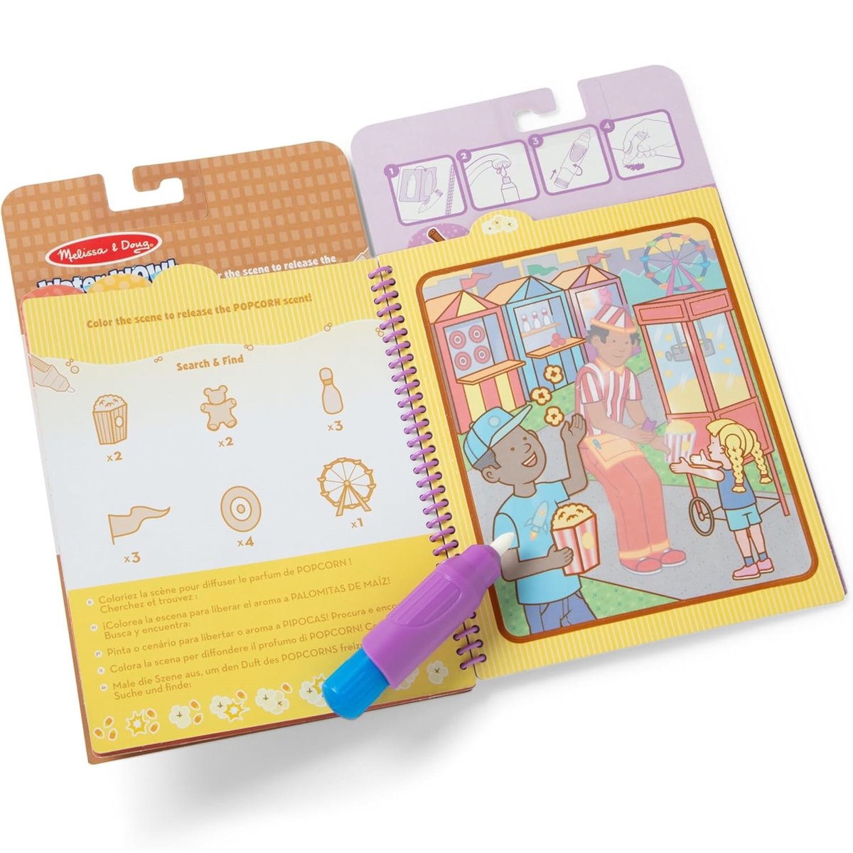 Water Wow! Gourmands rose, MELISSA & DOUG