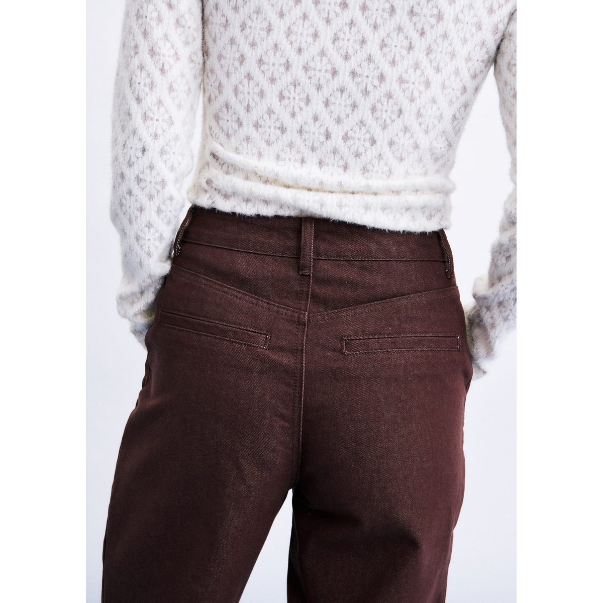 Jean Zao en coton ZAO marron glace, FRNCH