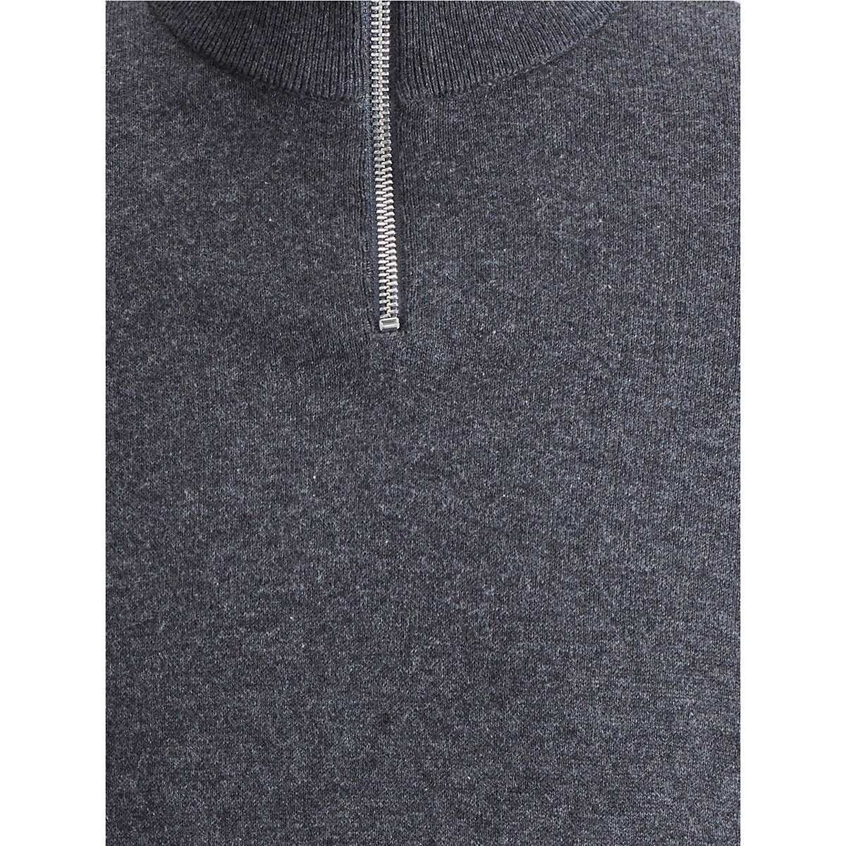 Pull col montant zippé Emil gris anthracite, JACK & JONES