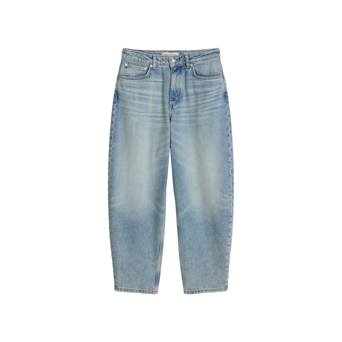 Jeans modèle Lara barrel cropped avec CIRCULOSE bleu clair, MARC O'POLO