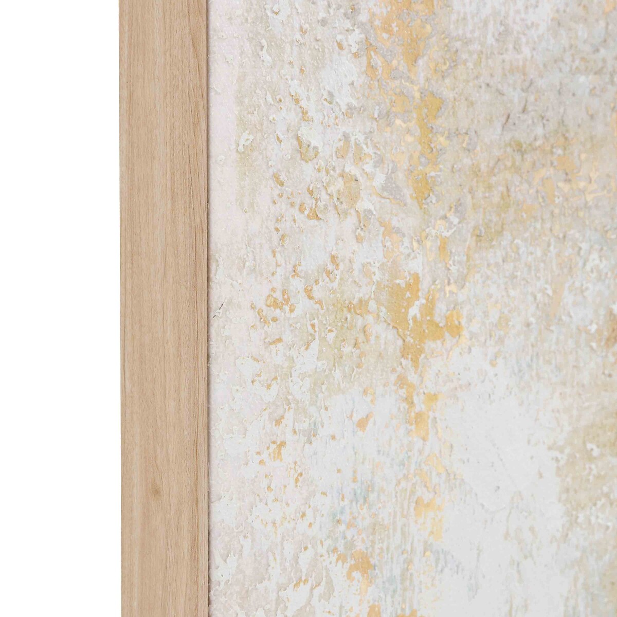 90cm White Noise Framed Canvas white, ÉDITÉ
