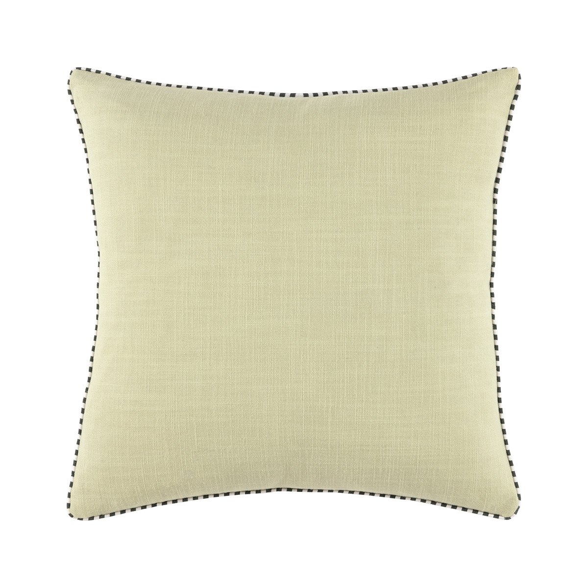 Housse de coussin en coton vert, CHOUQUETTE multicolore, DESFORGES