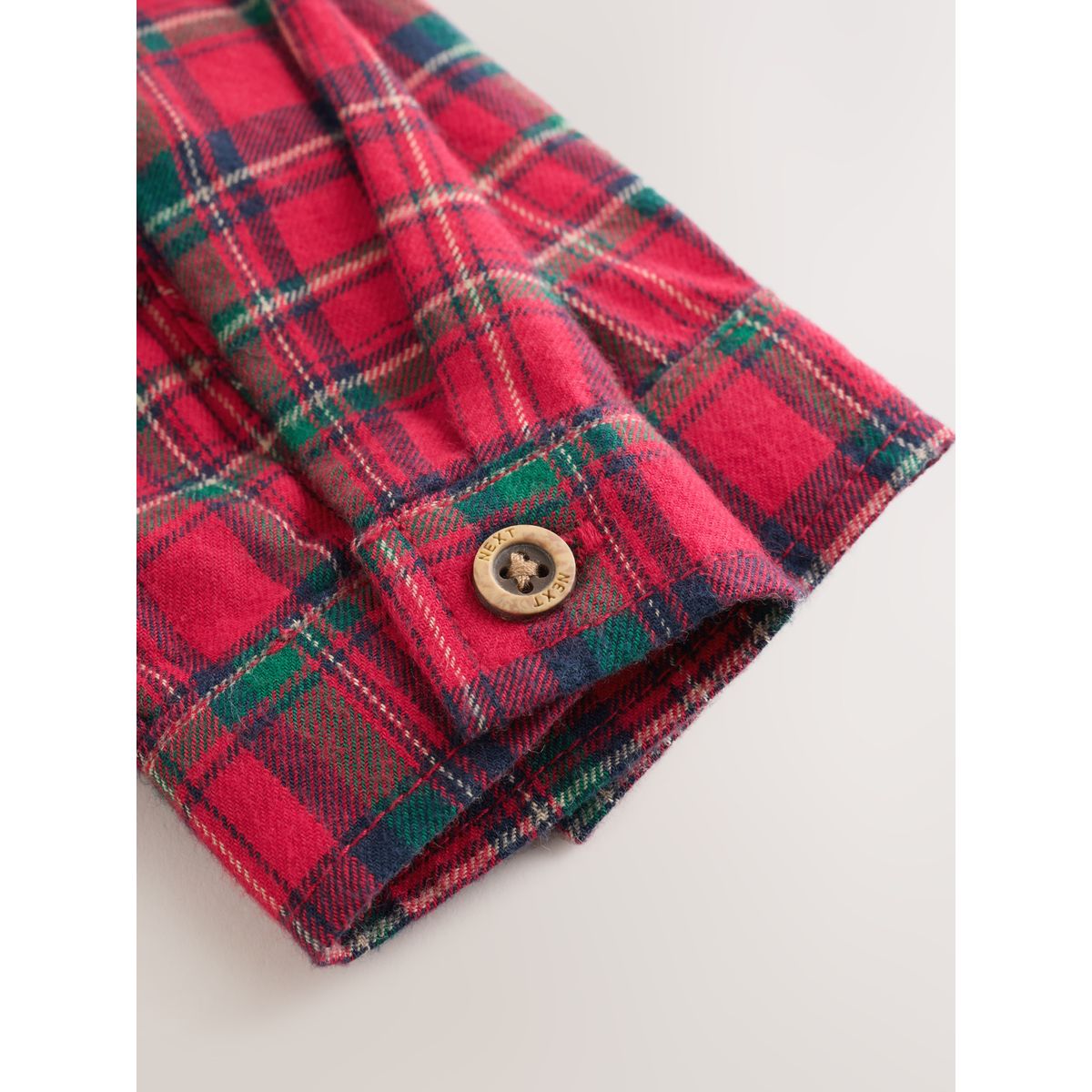 Chemise, pantalon et bretelles bébé, 3 pièces rouge à carreaux, NEXT