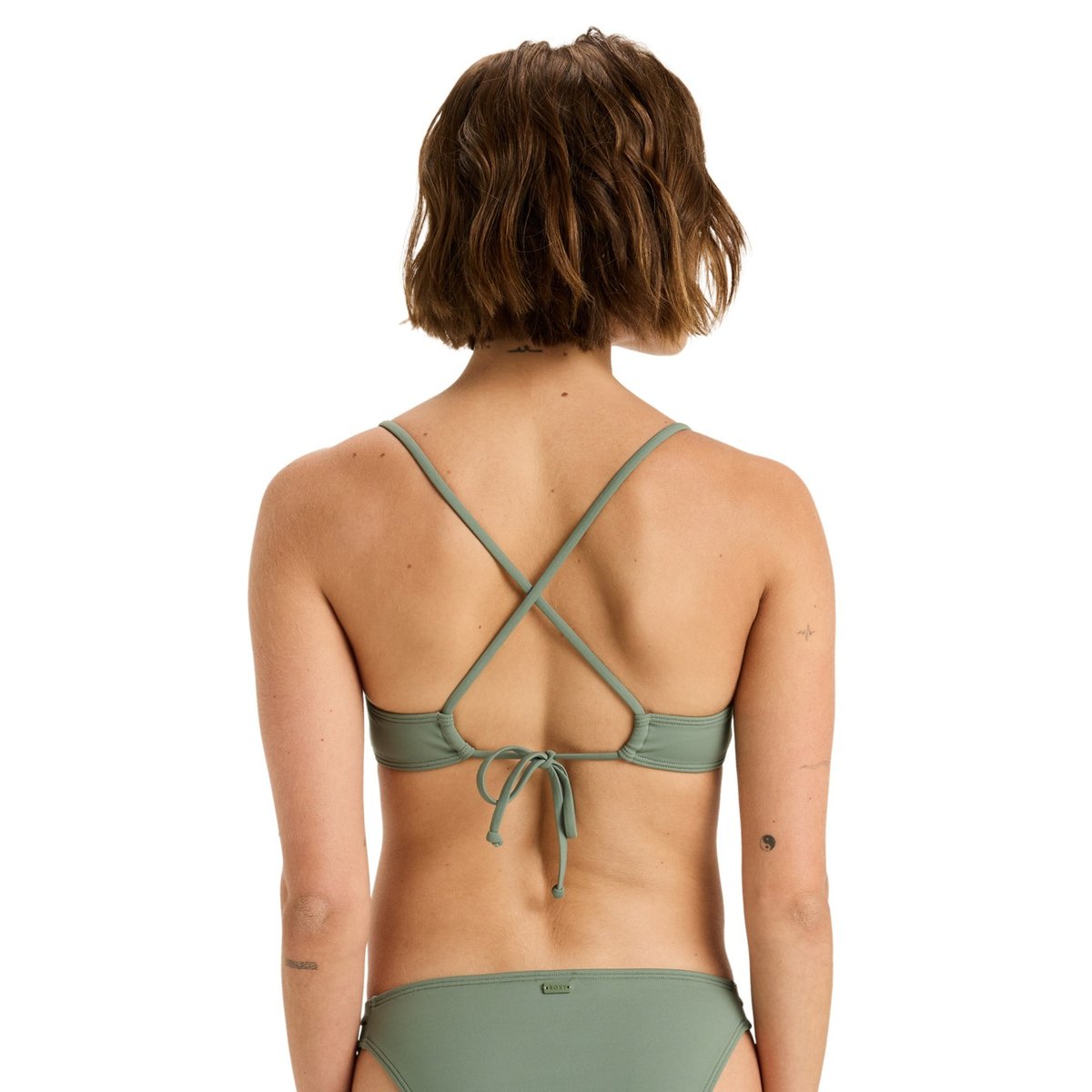 Haut de maillot de bain brassière BEACH CLASSICS. vert agave green, ROXY