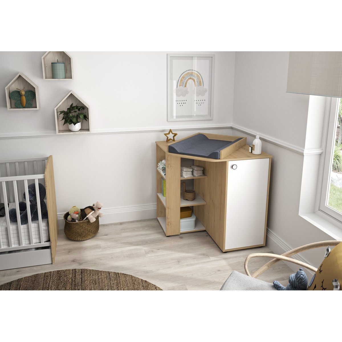 Ensemble duo lit ARTHUR beige, GALIPETTE