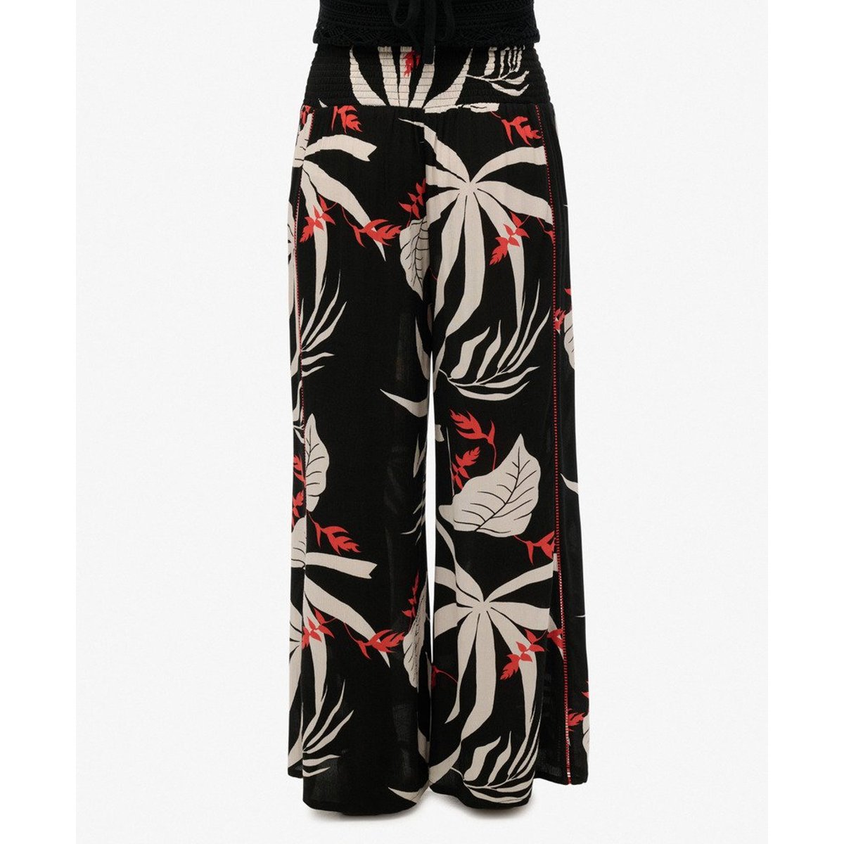 Pantalon de plage jungle noir, SUPERDRY