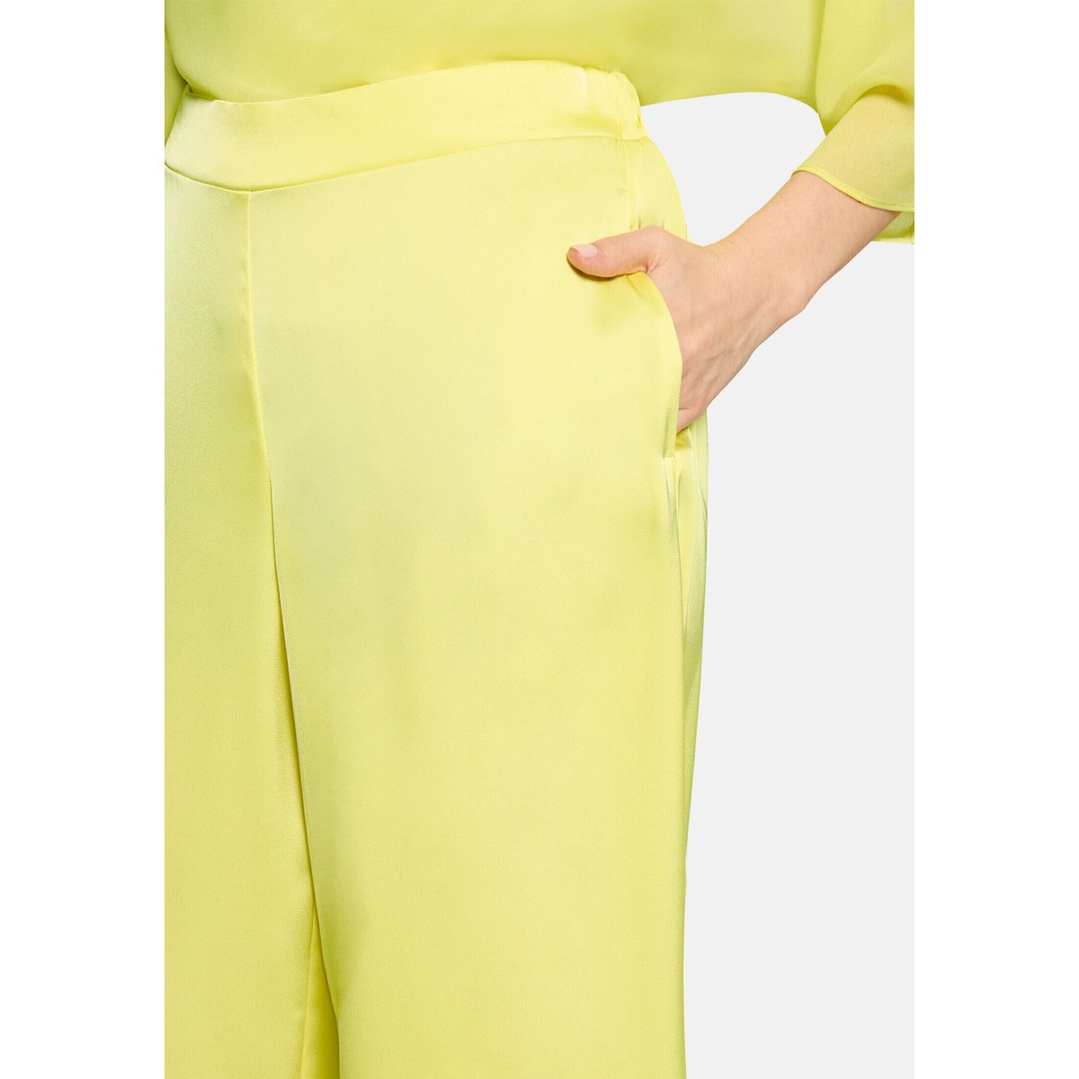 Pantalon Marlene à taille élastique limelight, BETTY BARCLAY