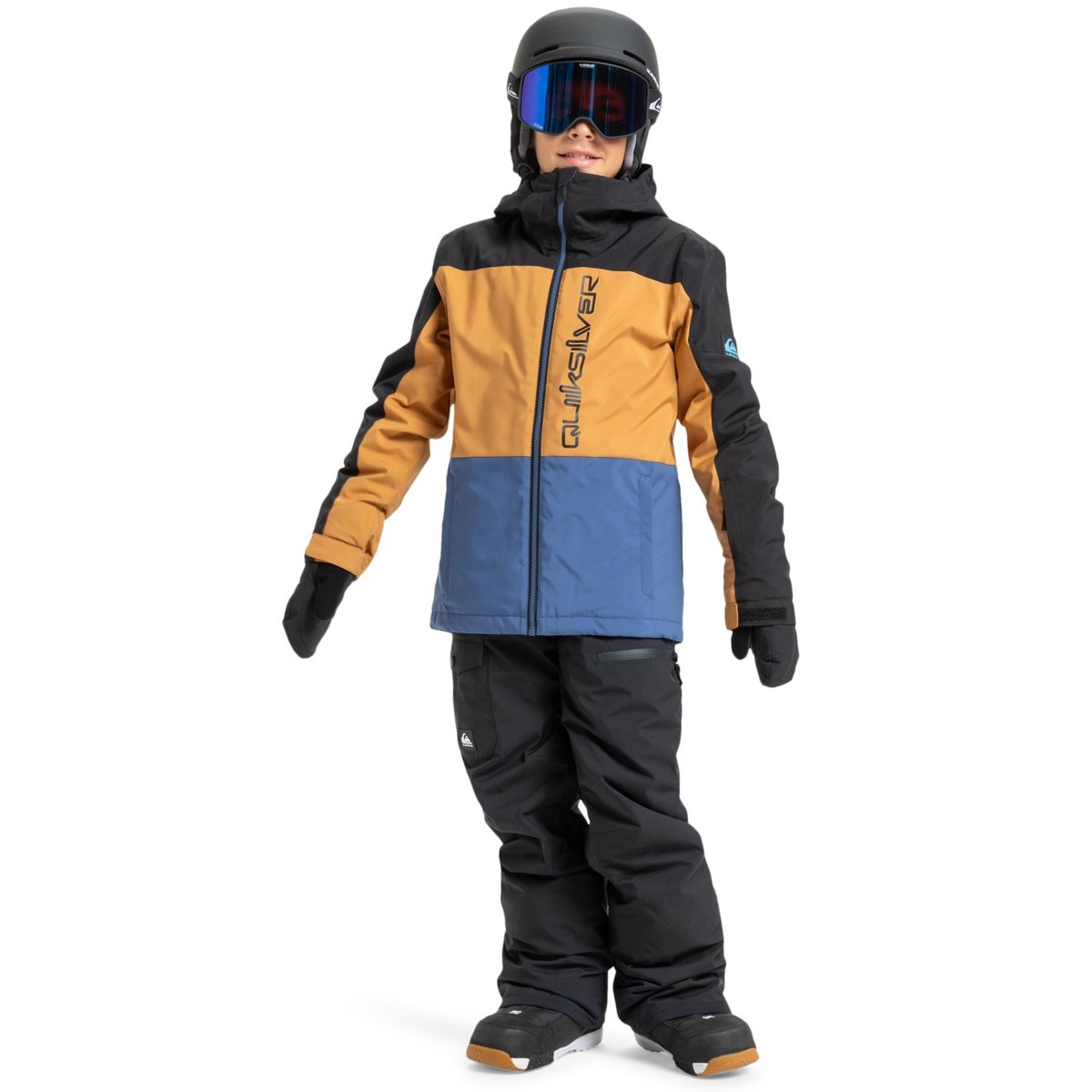 Veste de snow technique SIDE HIT BLOCK bleu true navy, QUIKSILVER