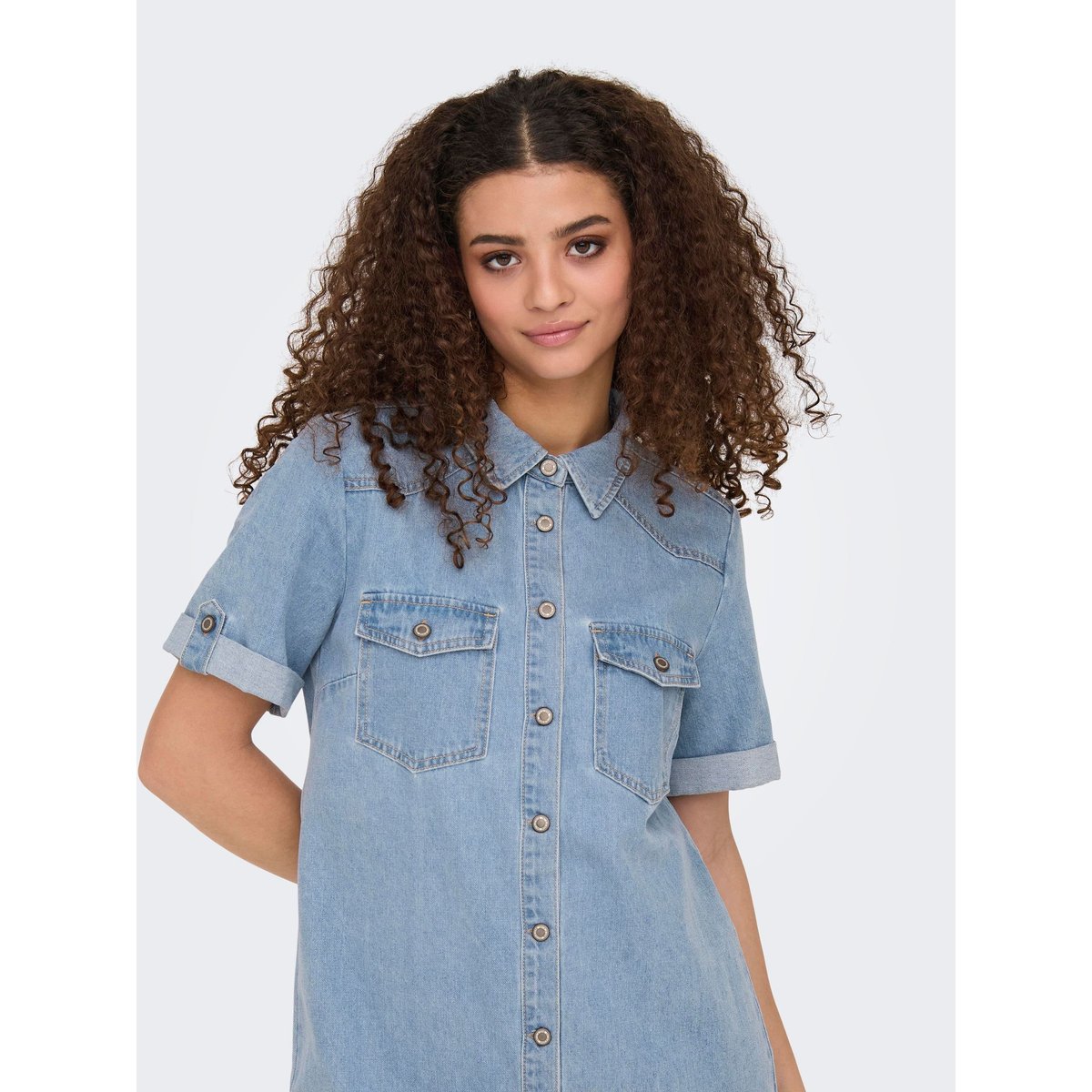 Robe En Denim light blue denim, ONLY