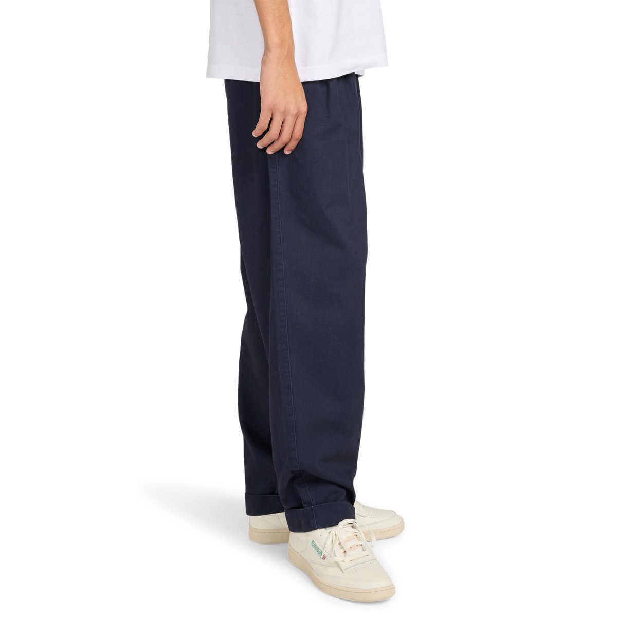 Chino BIG PLEATED bleu eclipse navy, ELEMENT