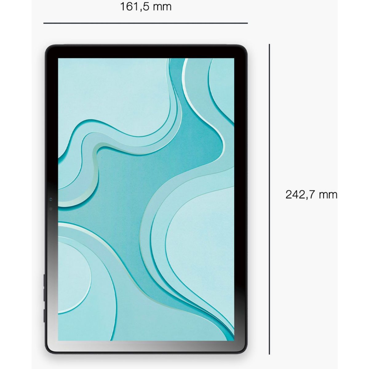 Tablette Android Tab Fold 10 Noir 128Go gris, LOGICOM