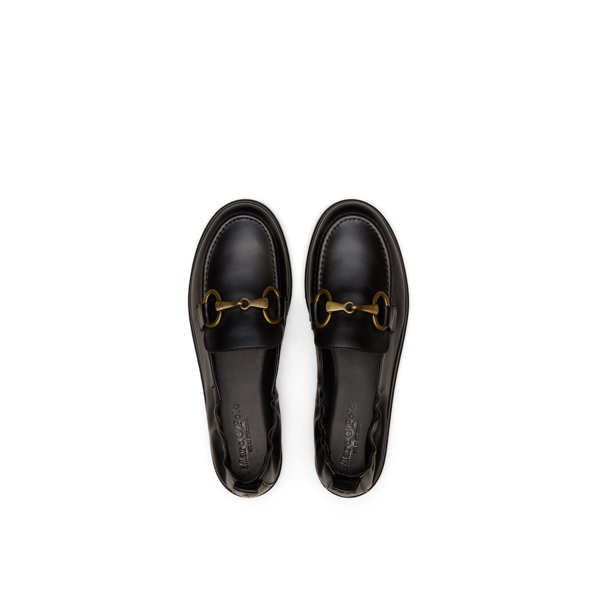 Loafer modèle Alva avec bord élastique au talon noir, MARC O'POLO