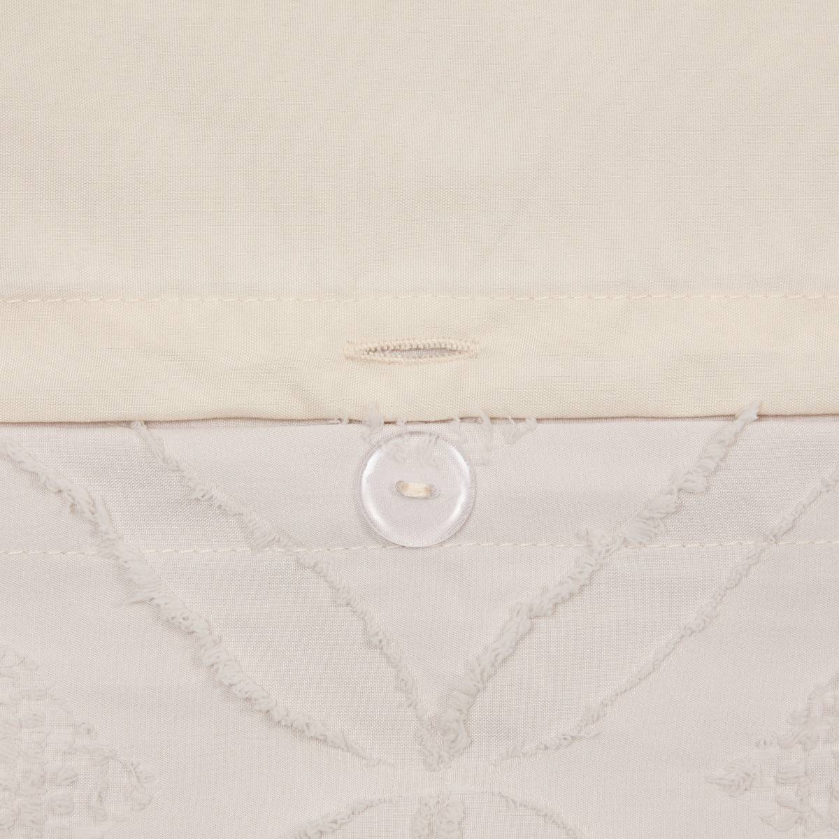 Parure de lit double AMY beige lin, ATMOSPHERA