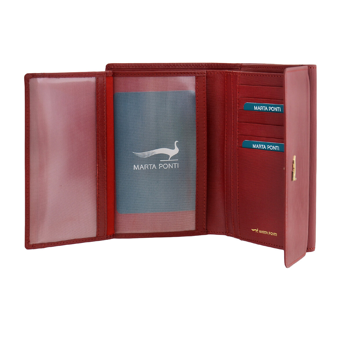 Porta-moedas Sahara 003, MARTA PONTI vermelho, MARTA PONTI