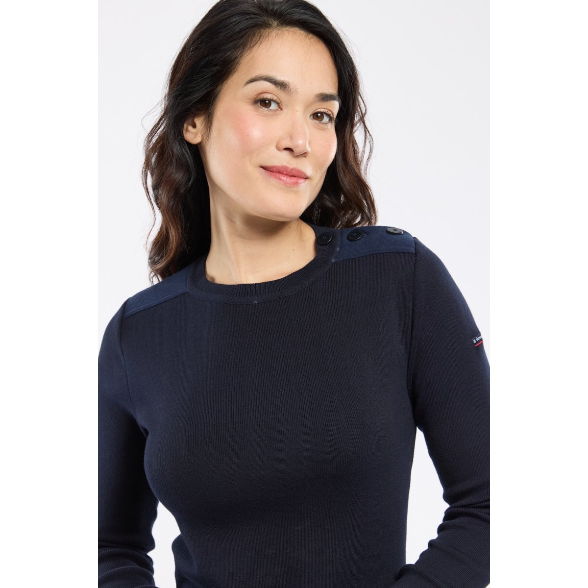 Pull marin en ROUTE DU RHUM marine deep, ARMOR-LUX