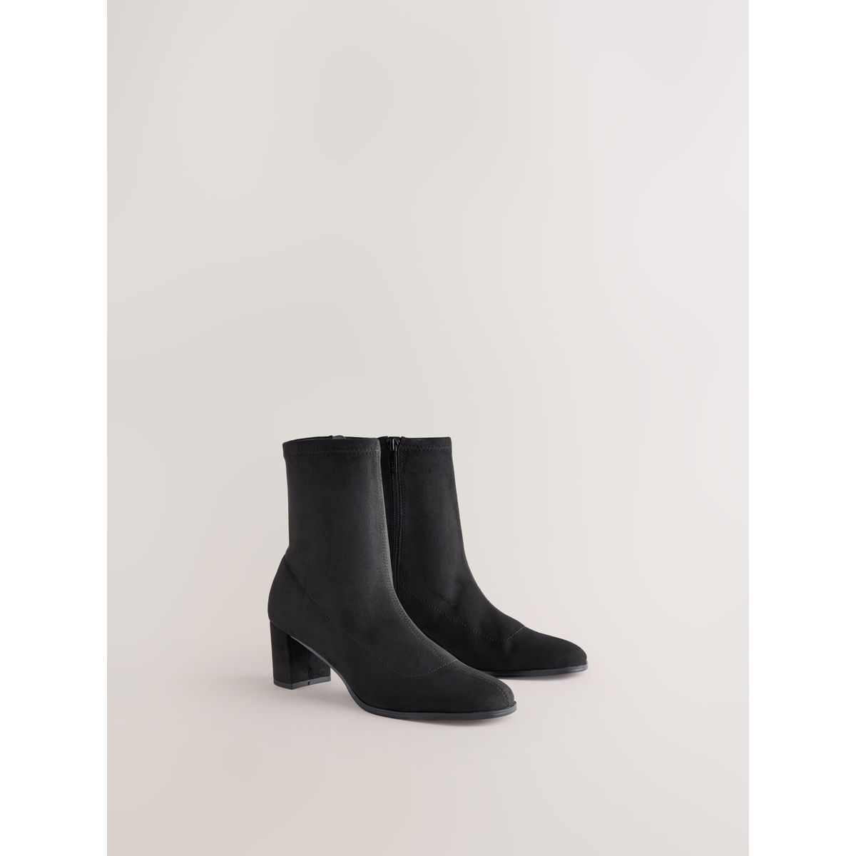 Bottines souples à bout rond forever comfort® noir, NEXT