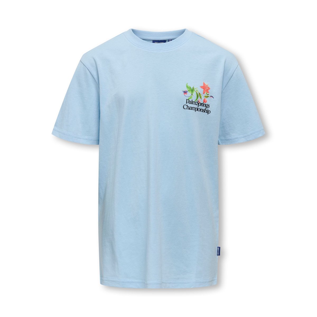 T-Shirt cerulean, ONLY & SONS JUNIOR