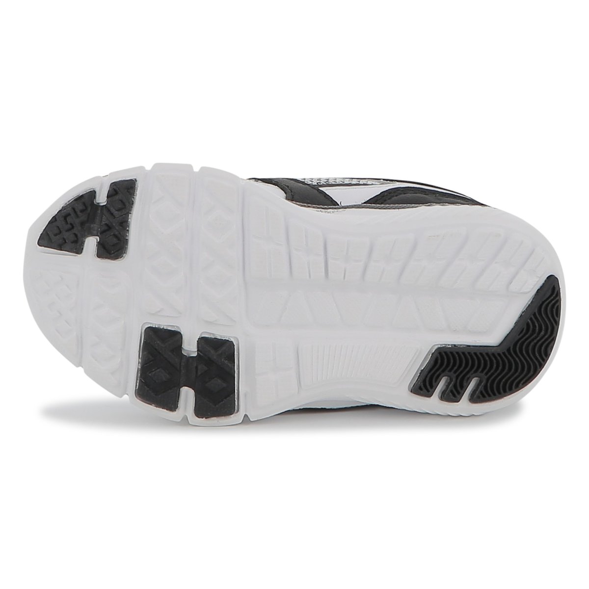 Sneakers con lacci elasticizzati blanc noir, BOSS KIDSWEAR