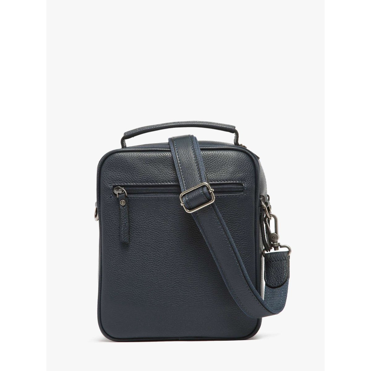 Sac bandoulière Flandres cuir marine, ETRIER