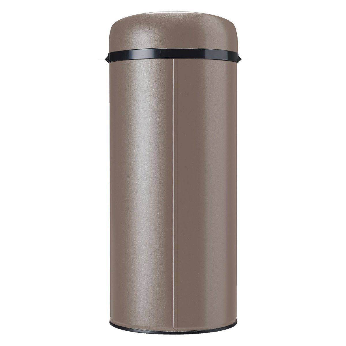 Poubelle à ouverture manuelle 45L Made in France VOGUE taupe, PROSPER