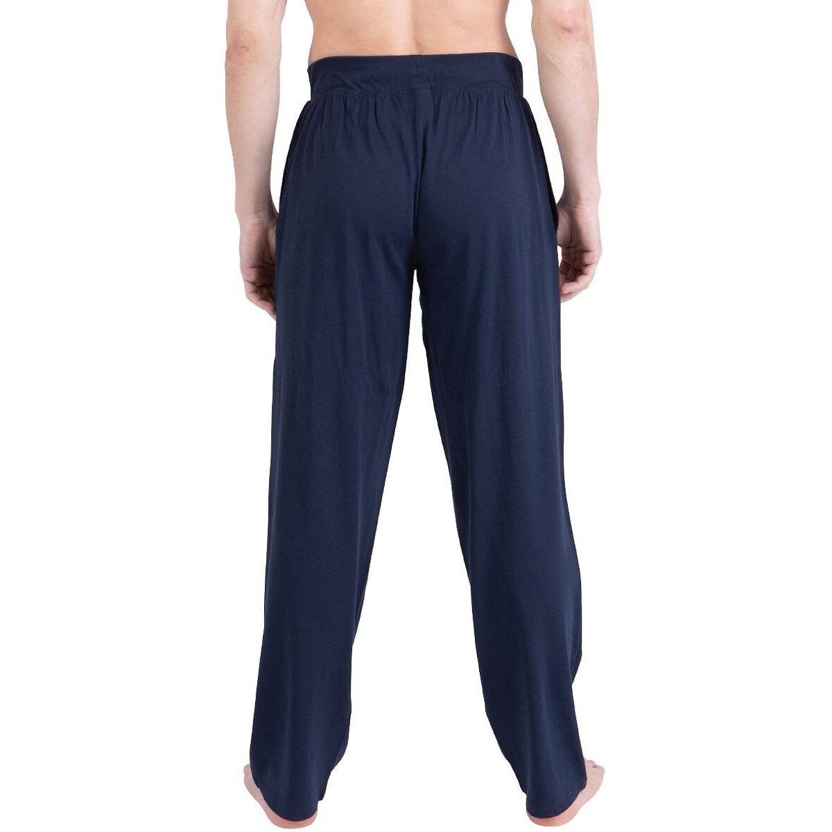 Pyjama en coton avec col rabat marine/terracota, ATHENA