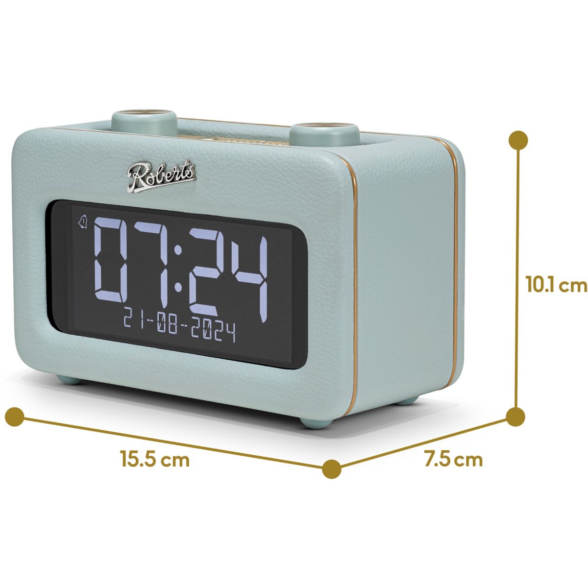 Radio réveil ECRAN LCD REVIVAL REST BLEU CIEL bleu ciel, ROBERTS