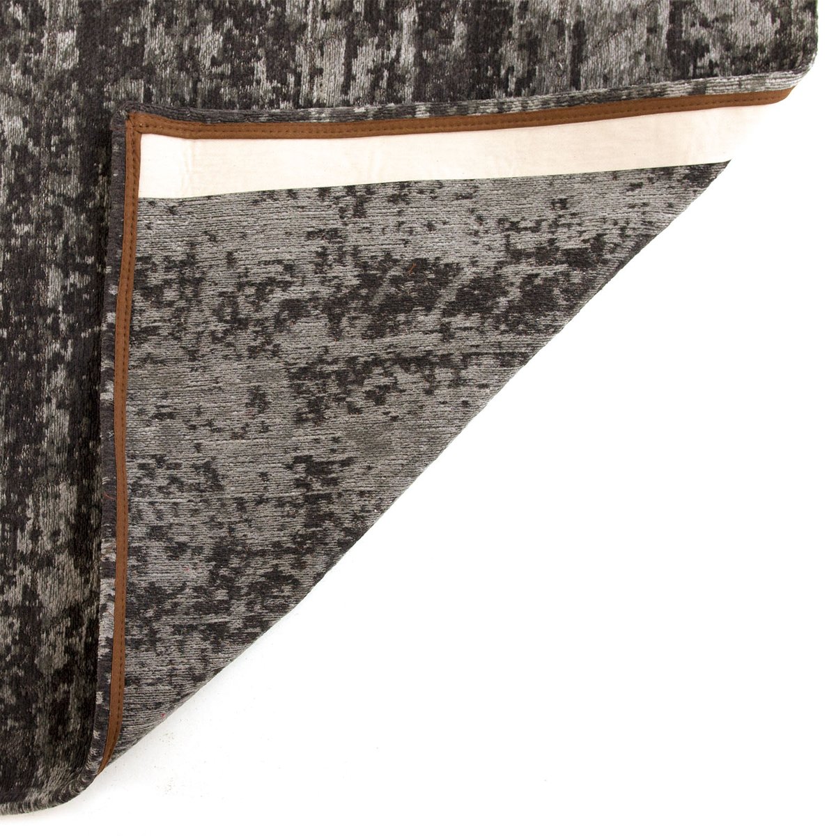 Tapis intérieur/extérieur tissé plat BRONX noir, NOVATREND
