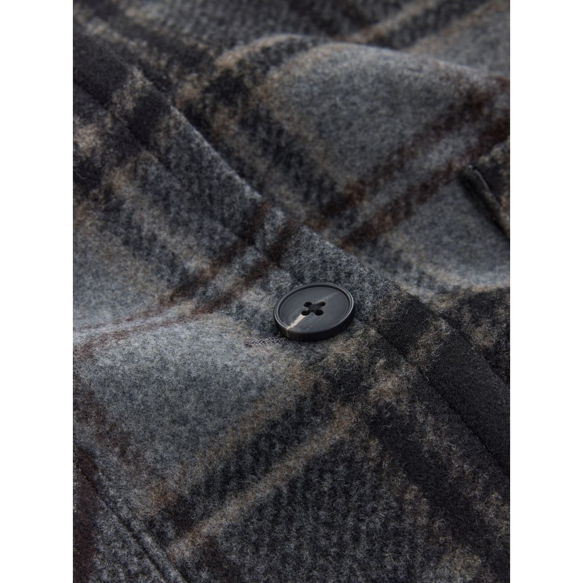 Veste courte à carreaux avec col gris, NEXT
