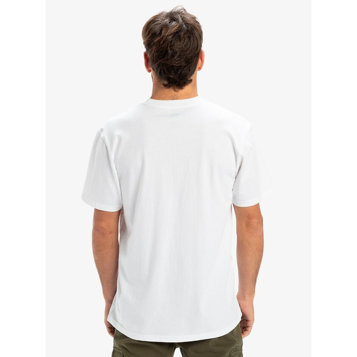 T-shirt manches courtes gros logo blanc, QUIKSILVER
