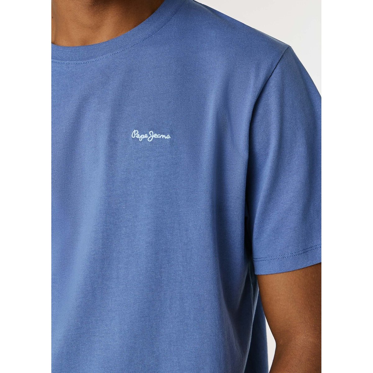 T-shirt manches courtes CONTRAST CONNOR bleu, PEPE JEANS