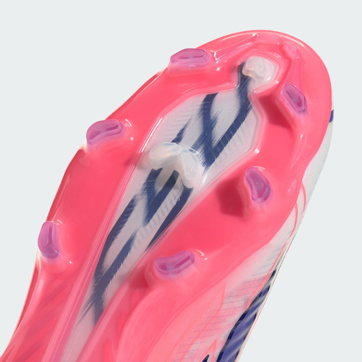 Chaussure De Football Sans Lacets F50 Hyperfast Pro Terrain Souple Chaussure De Football Sans Lacets F50 Hyperfast Pro Terrain Souple cloud white / solar purple / solar turbo, adidas Performance